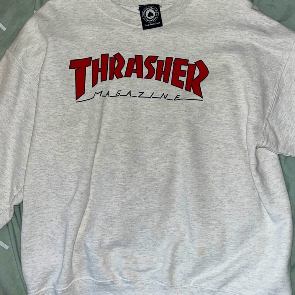 long sleeve thrasher crewneck